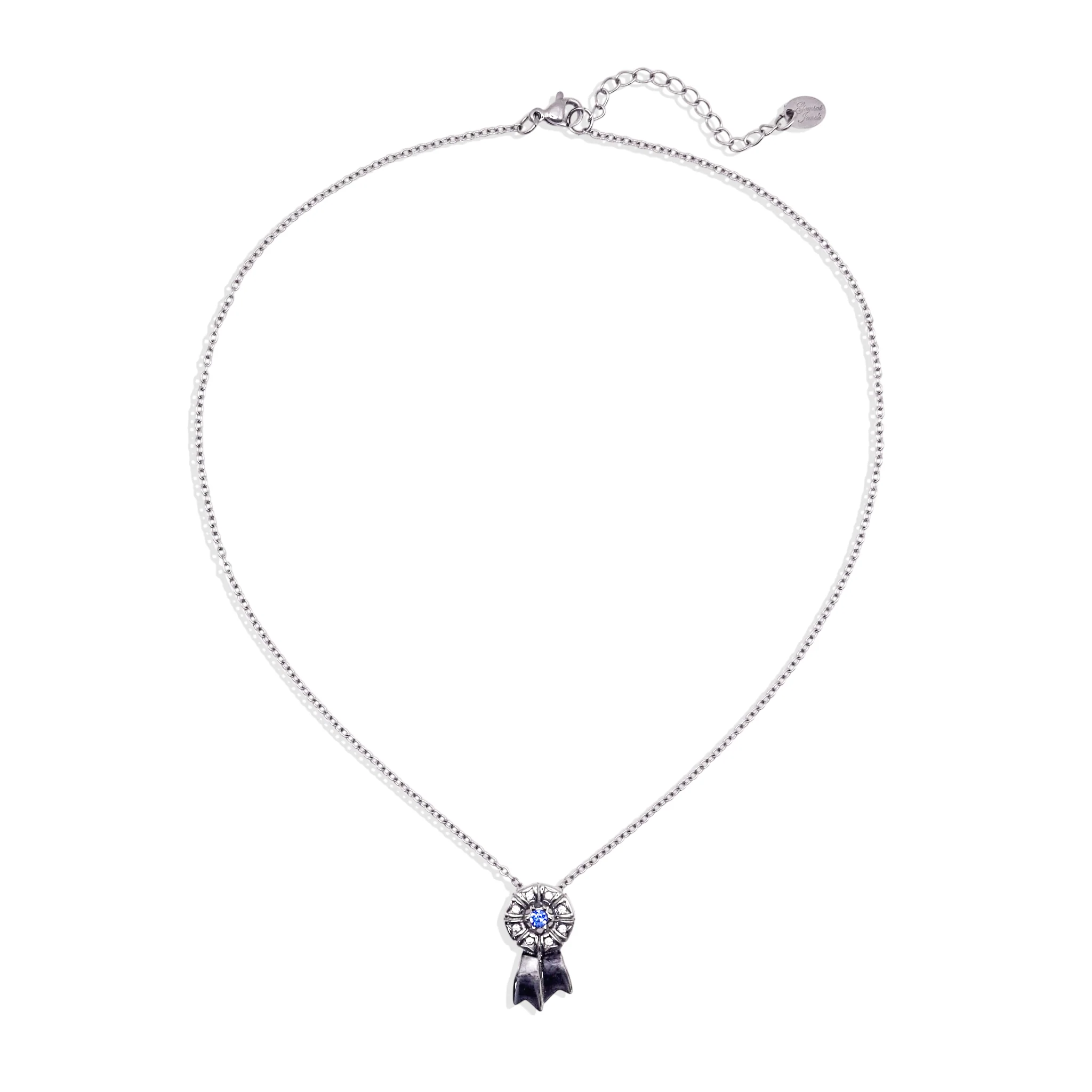 Best Girl Ribbon Necklace