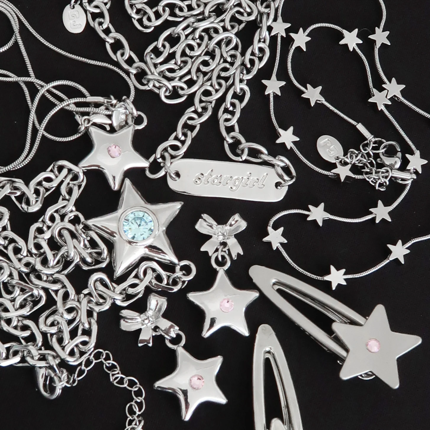 Luna Pink Star Necklace - Image 5