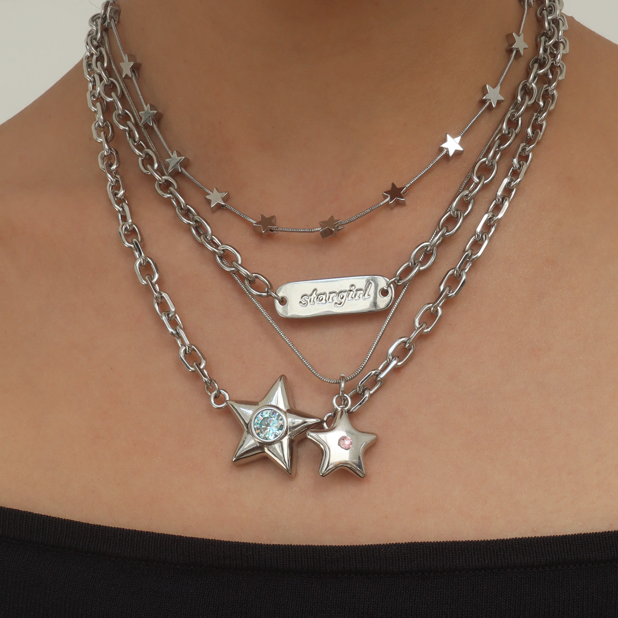 Stargirl Layered Necklace - Image 4