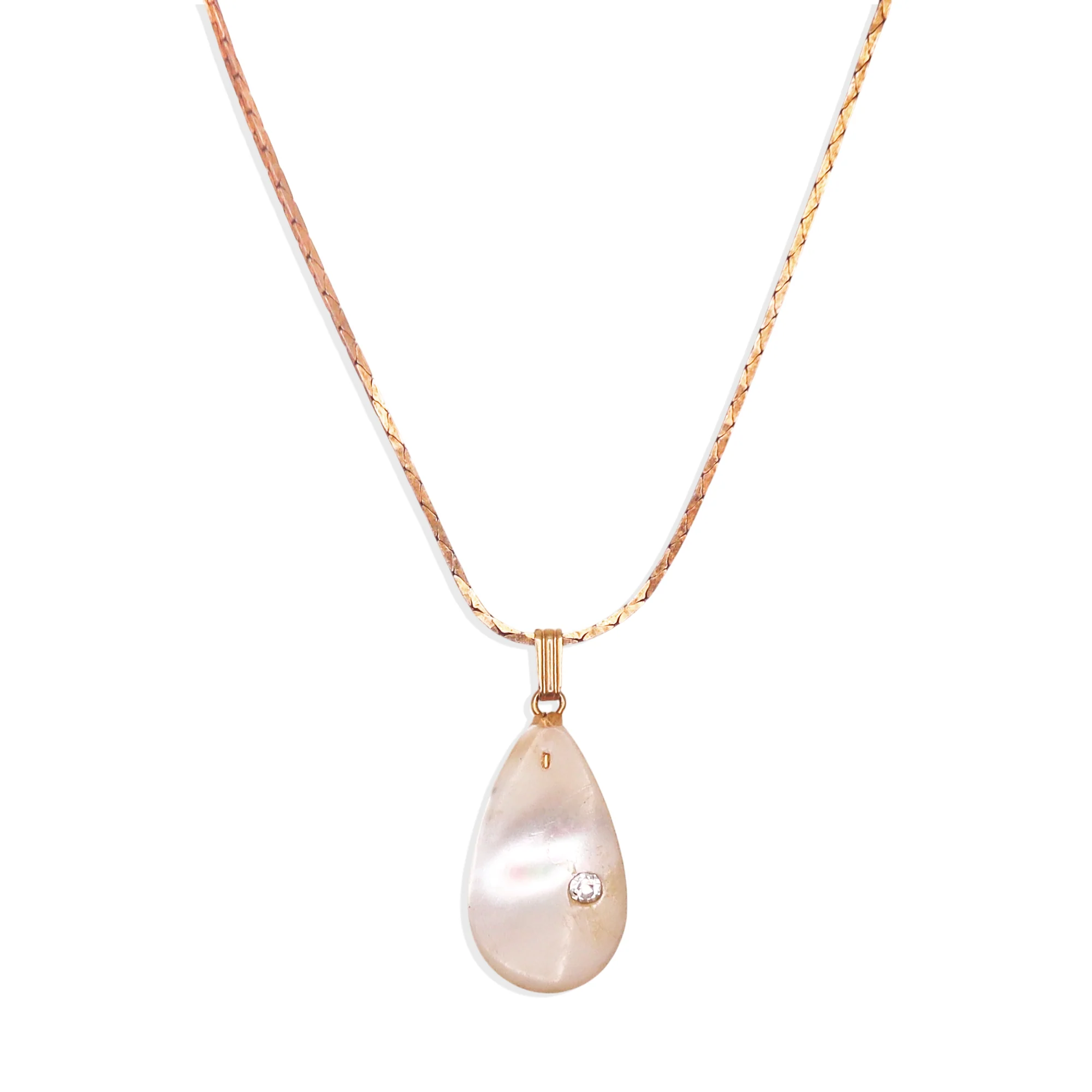 [Vintage Shell Drop] Oyster Necklace