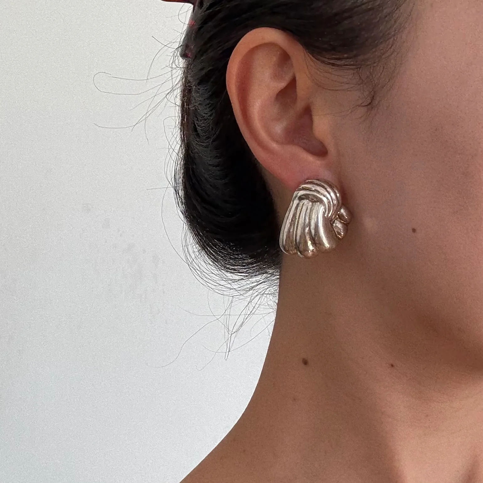 [Vintage Shell Drop] Rocky Earrings - Image 2